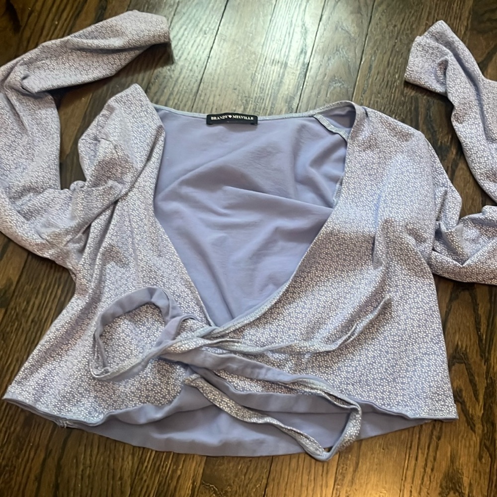 Brandy Melville wrap top